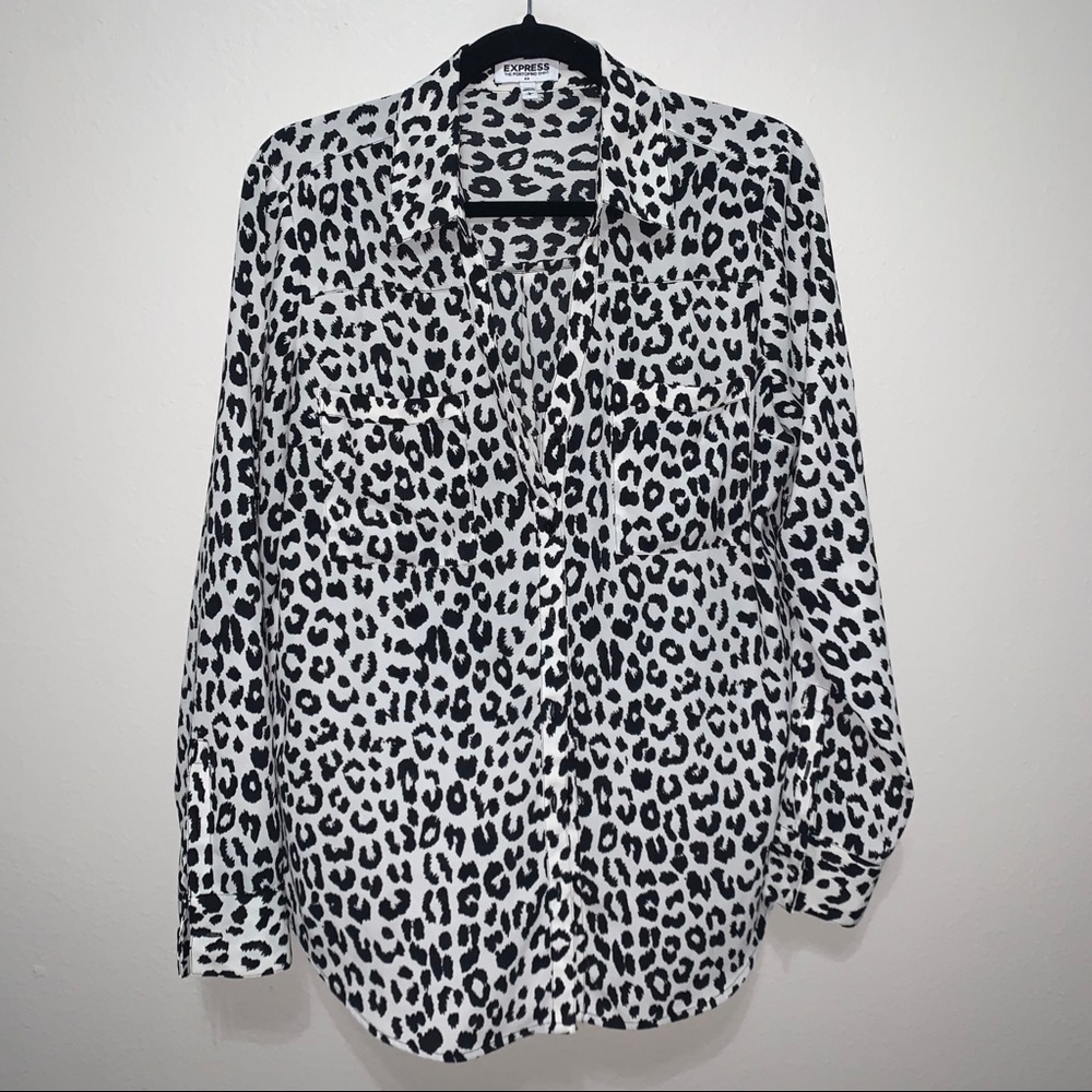 Express portofino long sleeve blouse